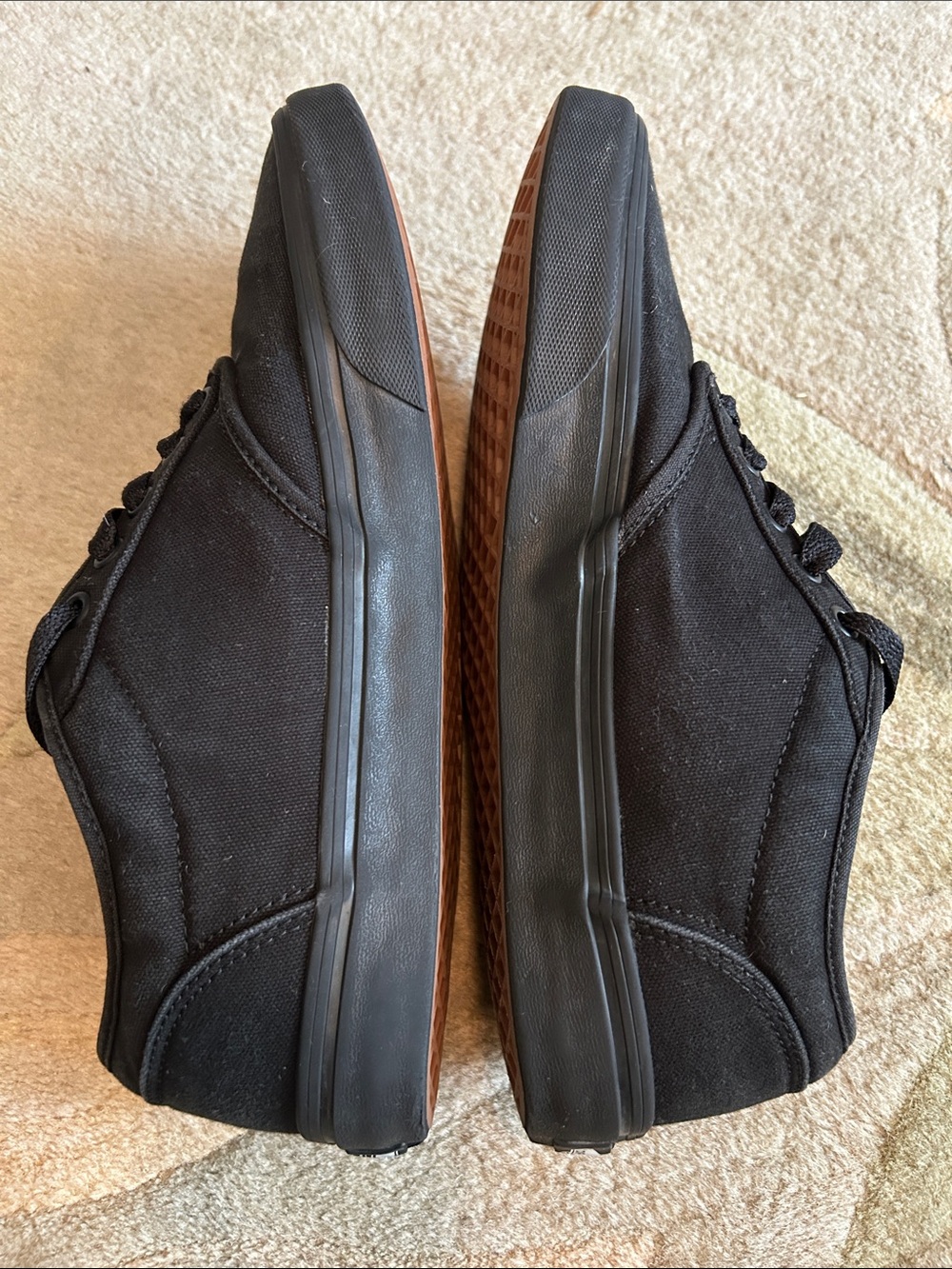 Vans Black Canvas Low-Top Skate Sneakers - Picture 5 of 9